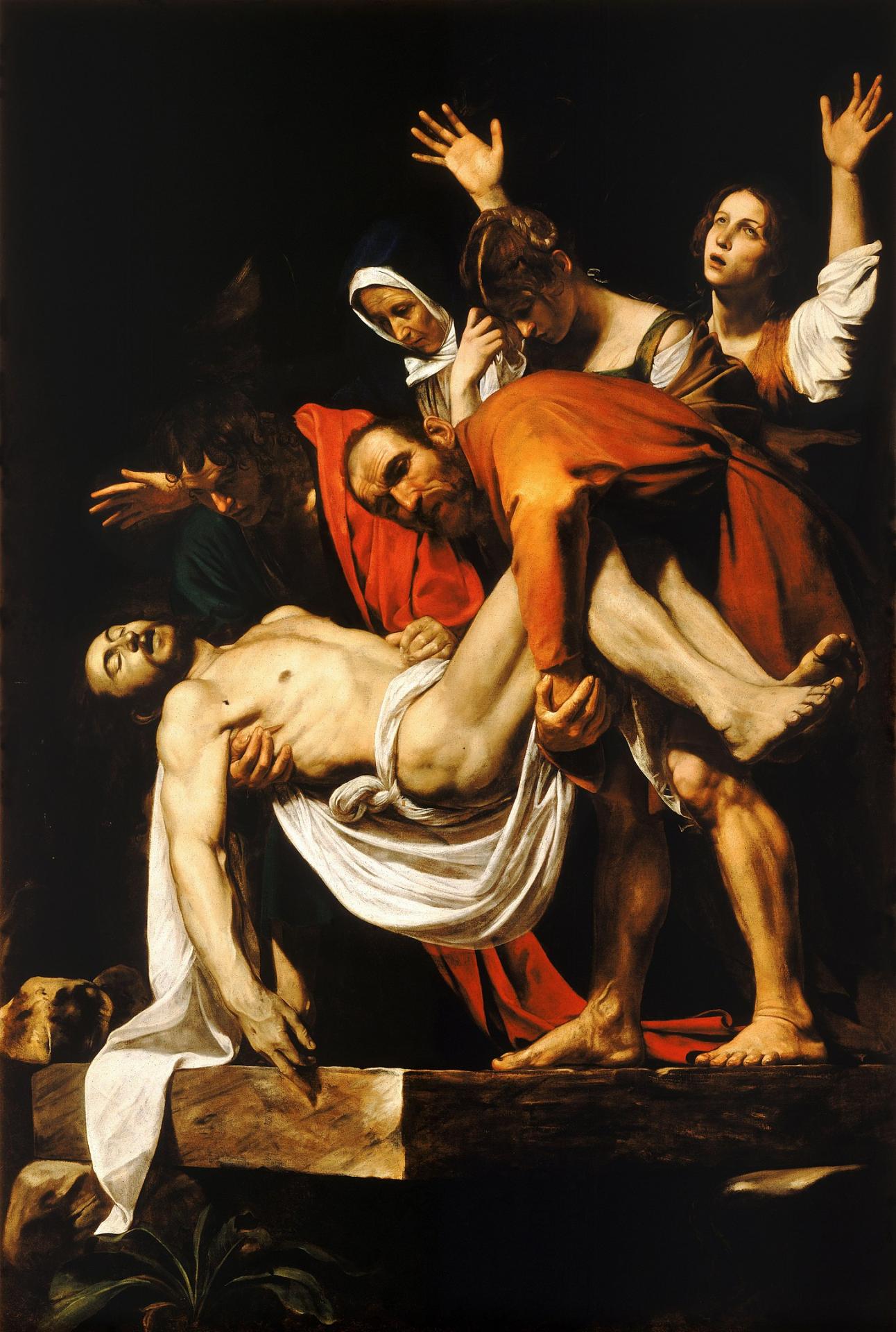 1454px the entombment of christ caravaggio c 1602 3