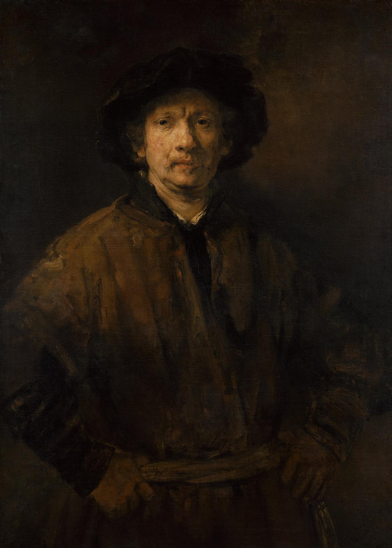 1548px rembrandt harmenszoon van rijn large self portrait google art project