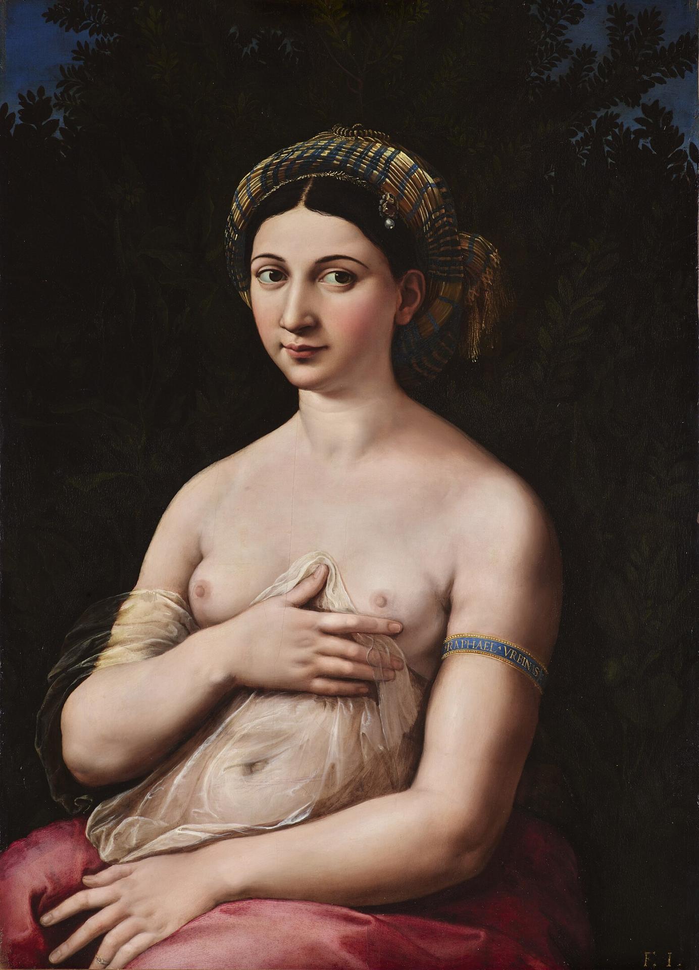 1558px raffaello sanzio la fornarina ca 1519 1520