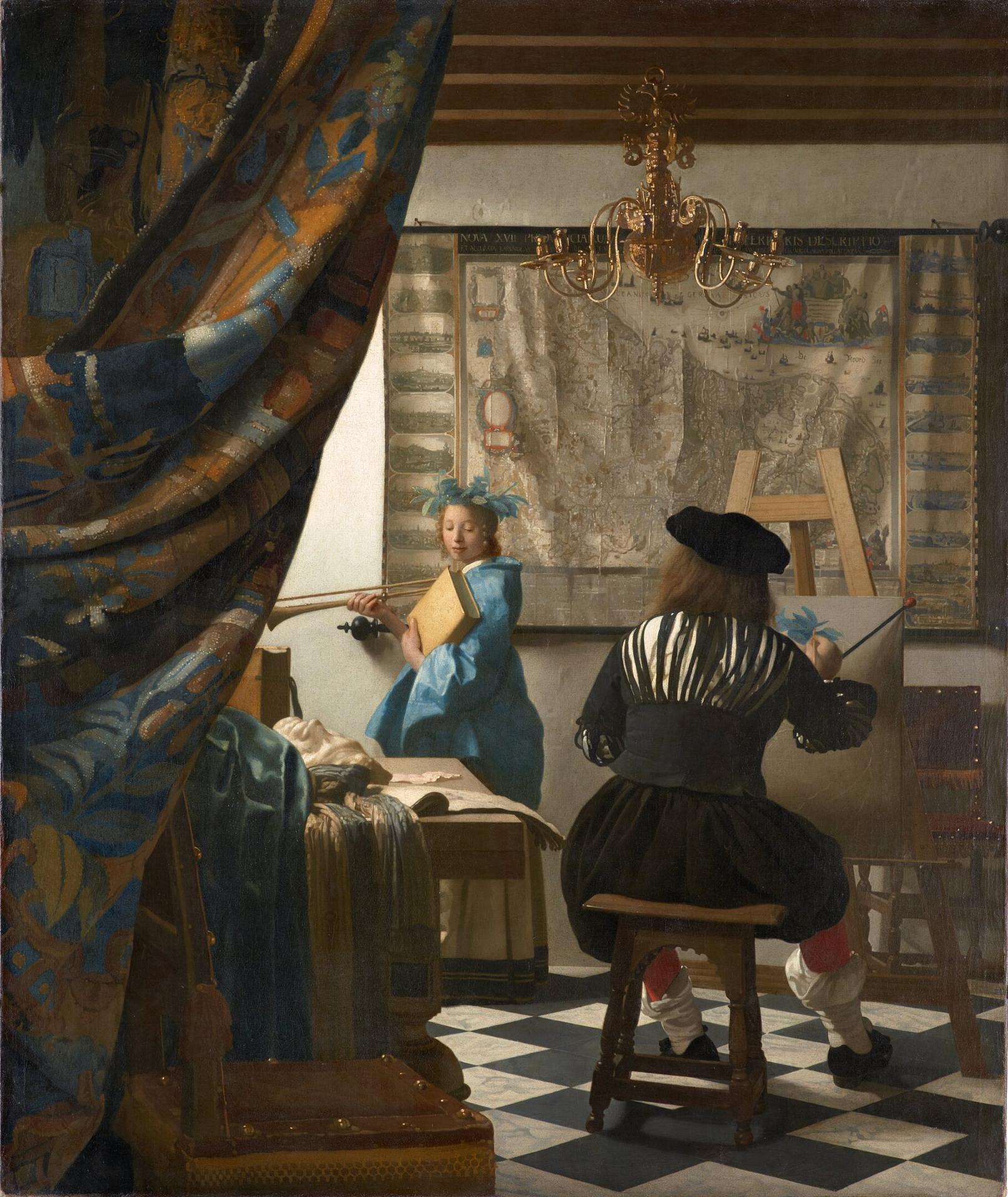 1818px jan vermeer the art of painting google art project