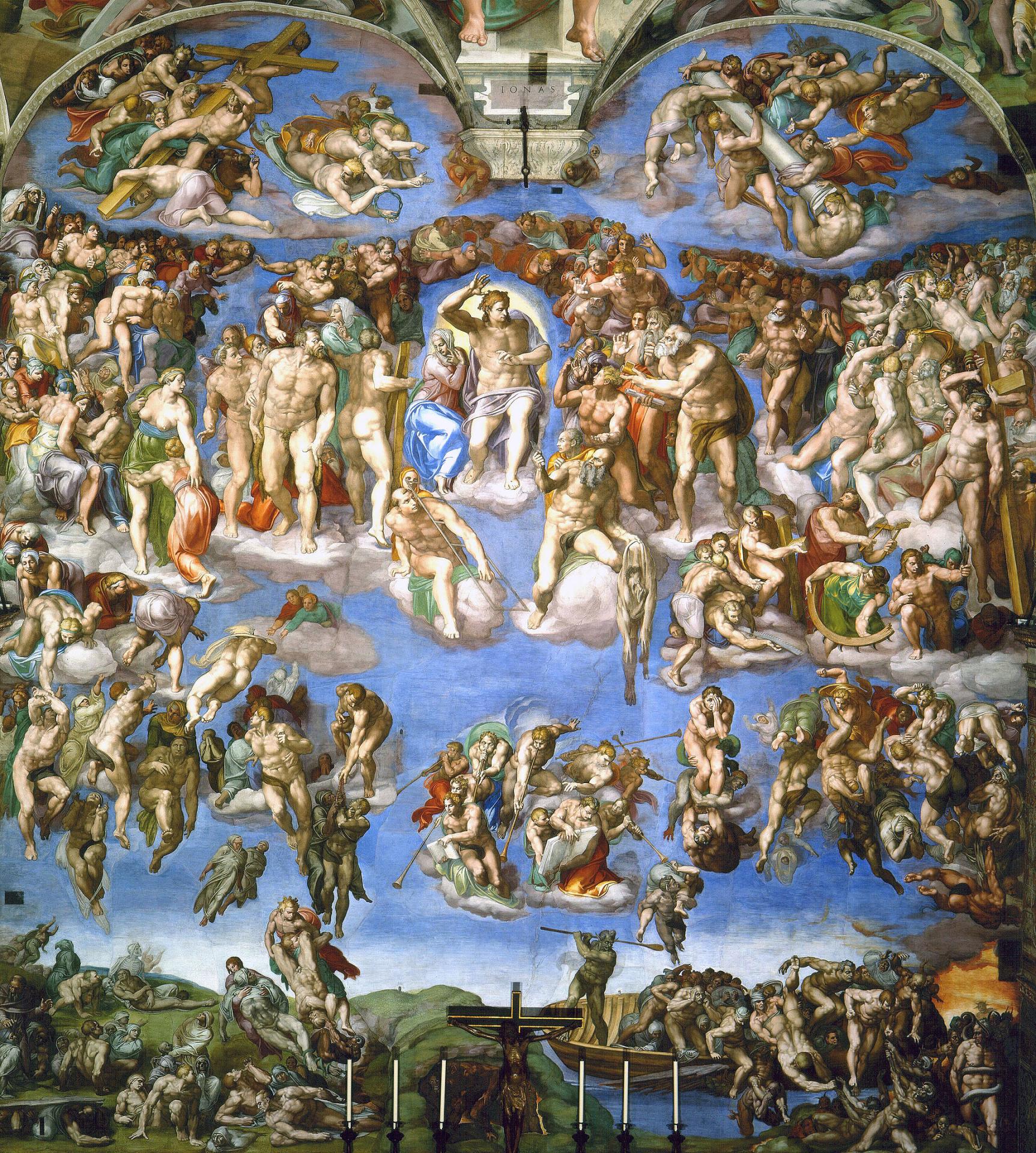 1941px last judgement by michelangelo