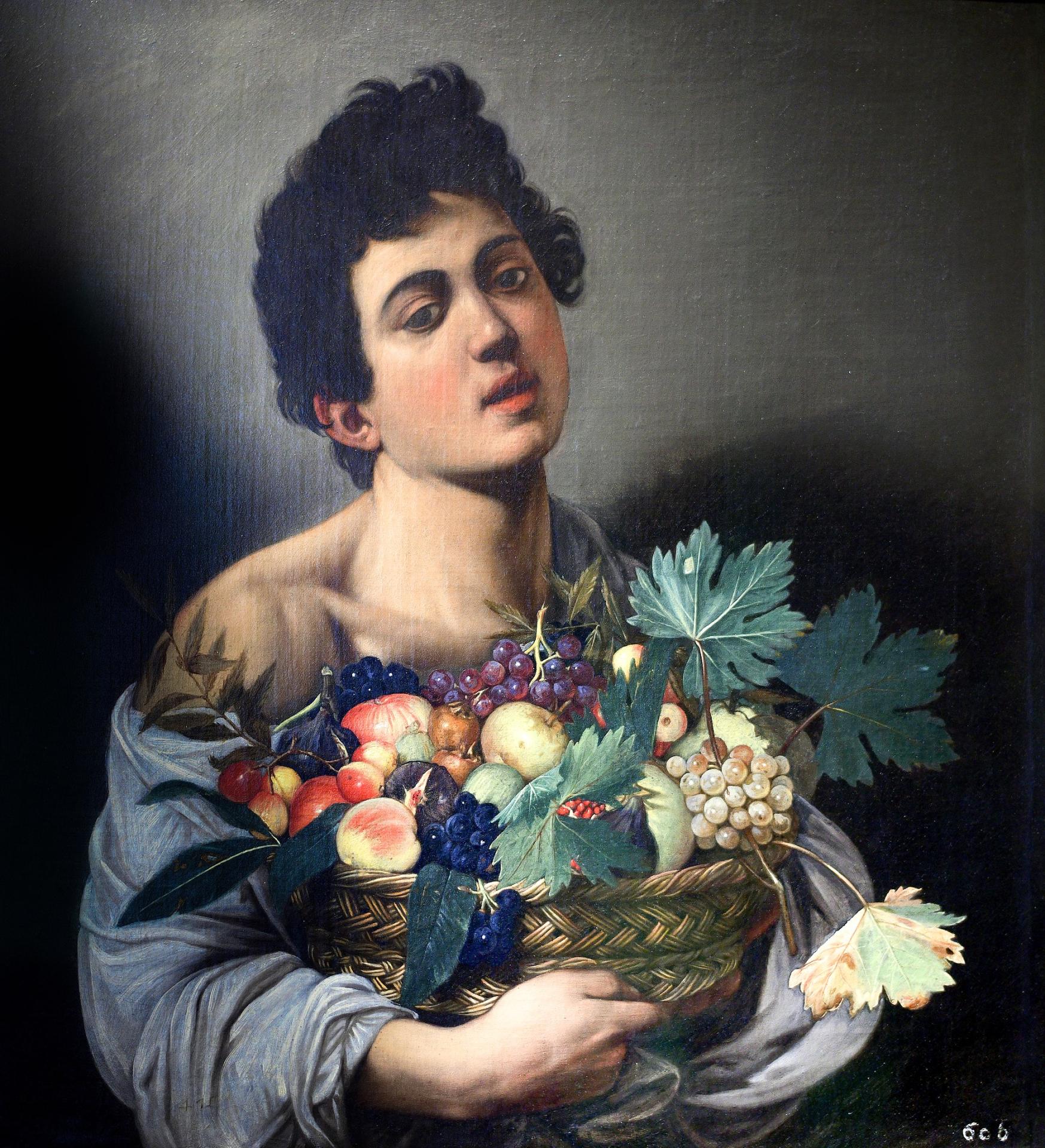 1966px boy with a basket of fruit by caravaggio