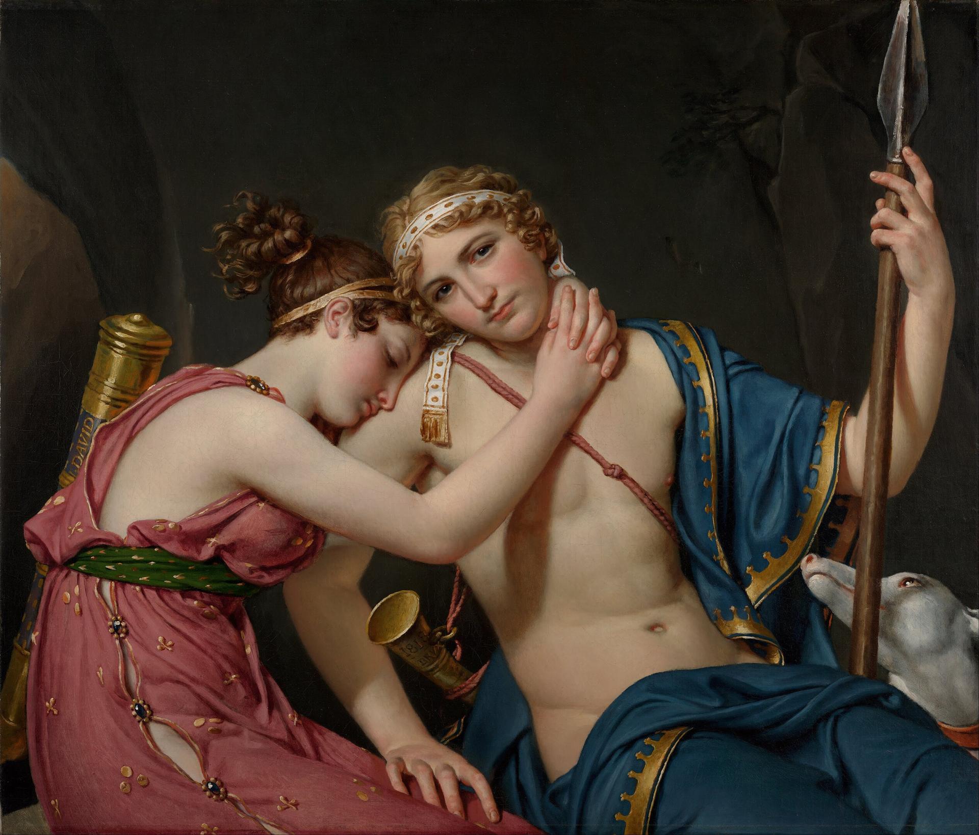 2531px jacques louis david the farewell of telemachus and eucharis google art project