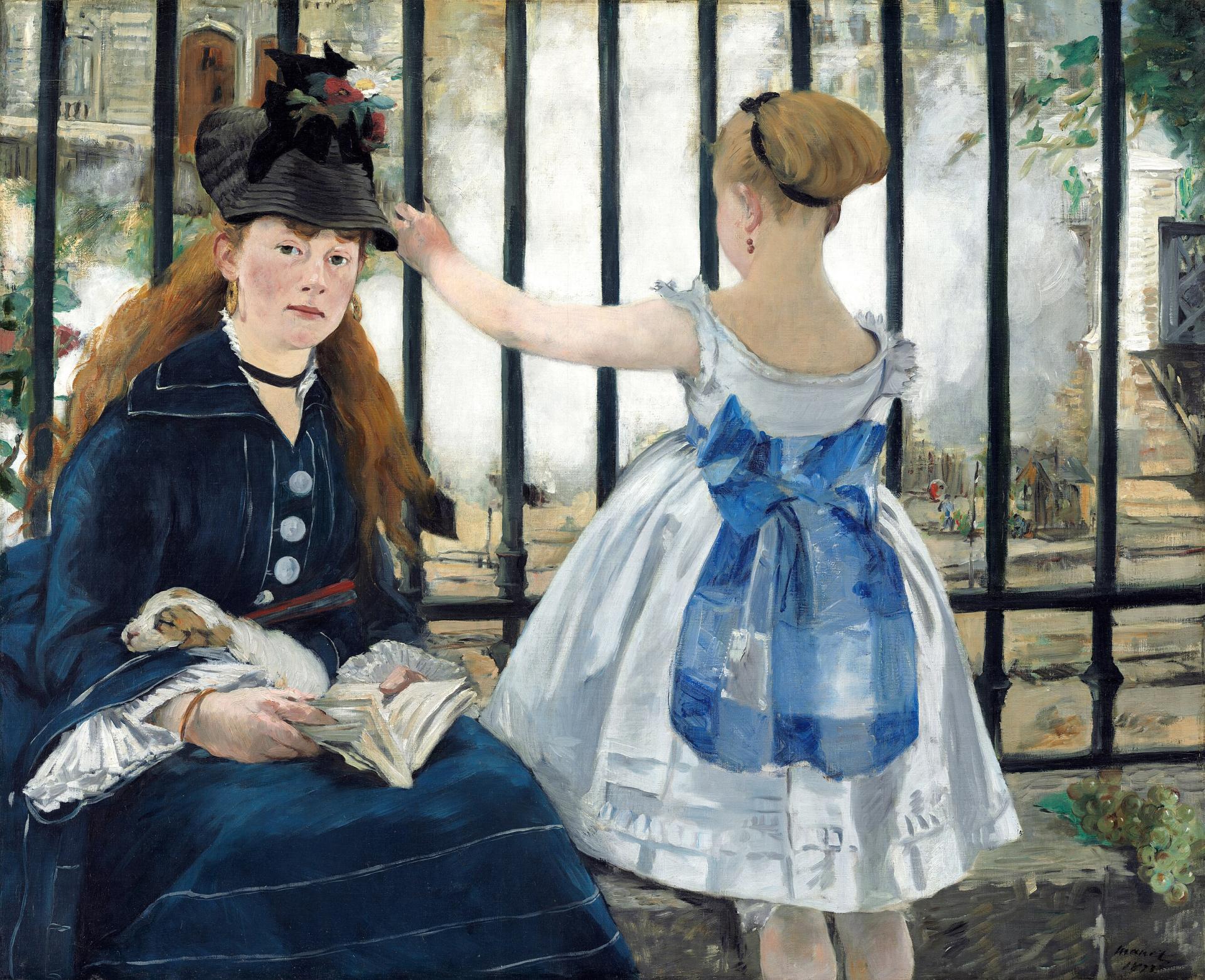 2652px edouard manet le chemin de fer google art project