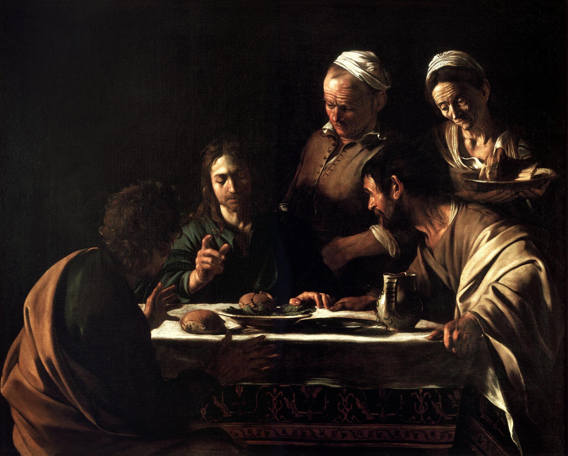 2690px supper at emmaus caravaggio 1606
