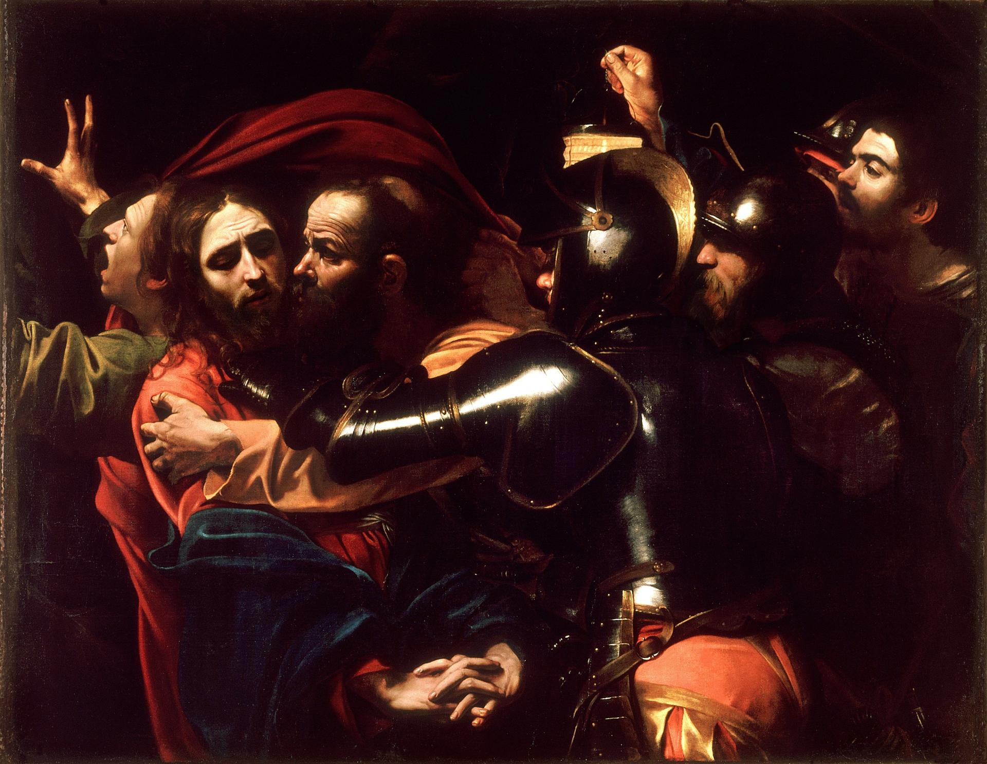 2787px the taking of christ caravaggio c 1602