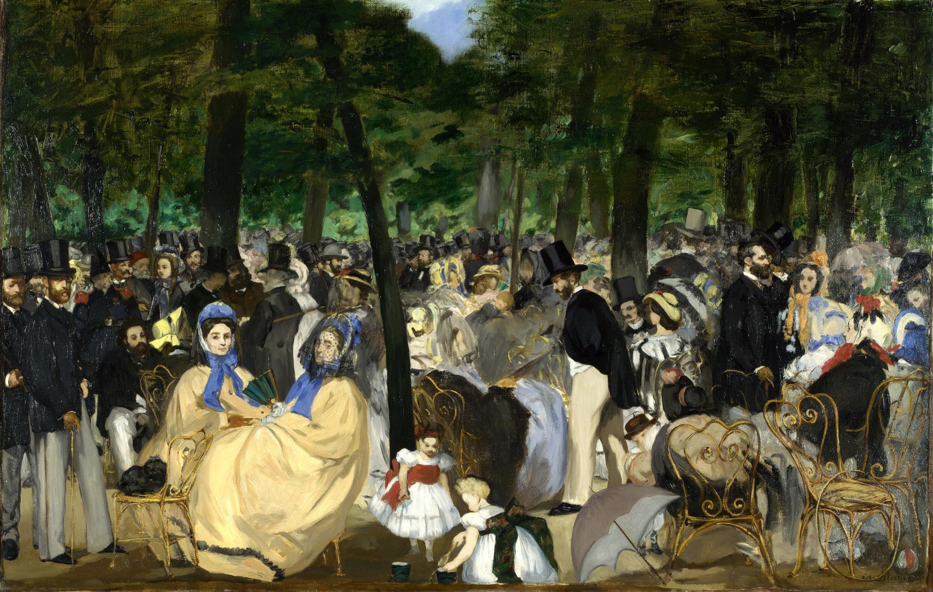 3401px manet musica en las tullerias national gallery londres 1862