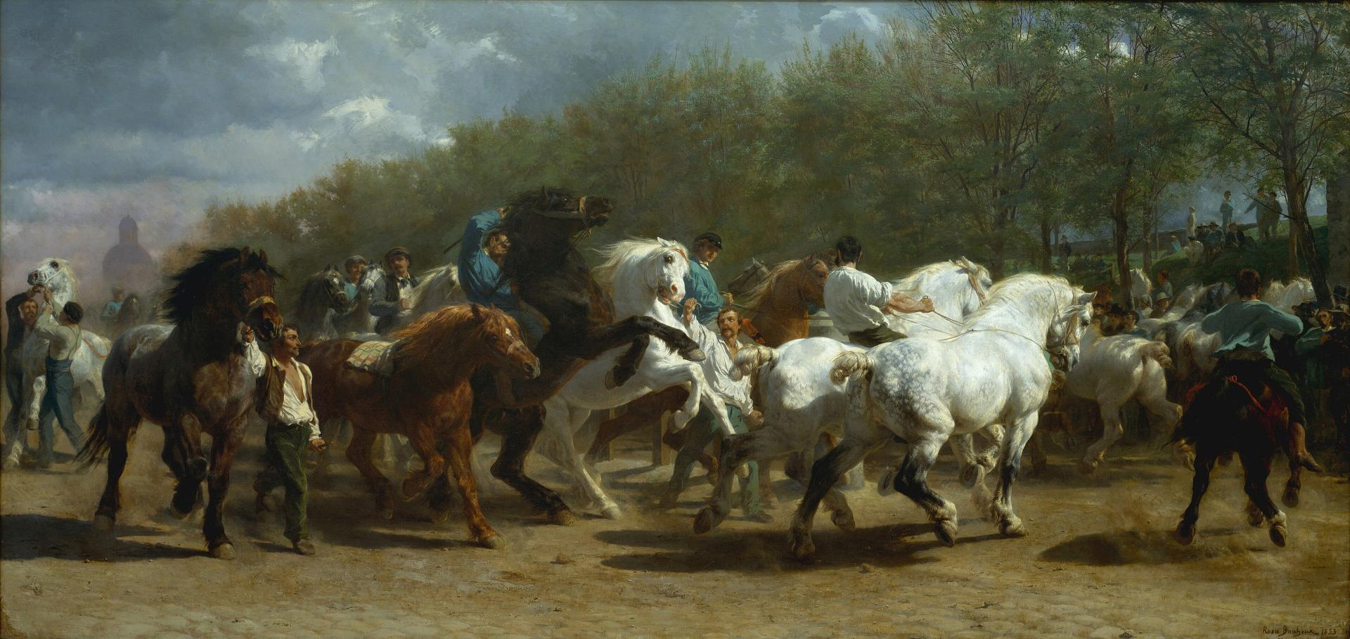 3840px rosa bonheur the horse fair 1852 55