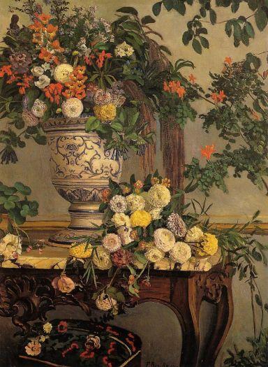Bazille frederic flowers