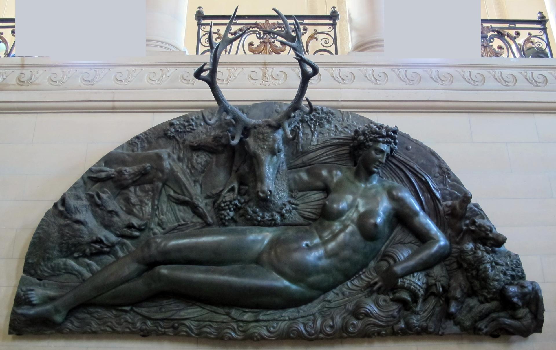 Benvenuto cellini ninfa di fontainebleau 1542 43 ca 02