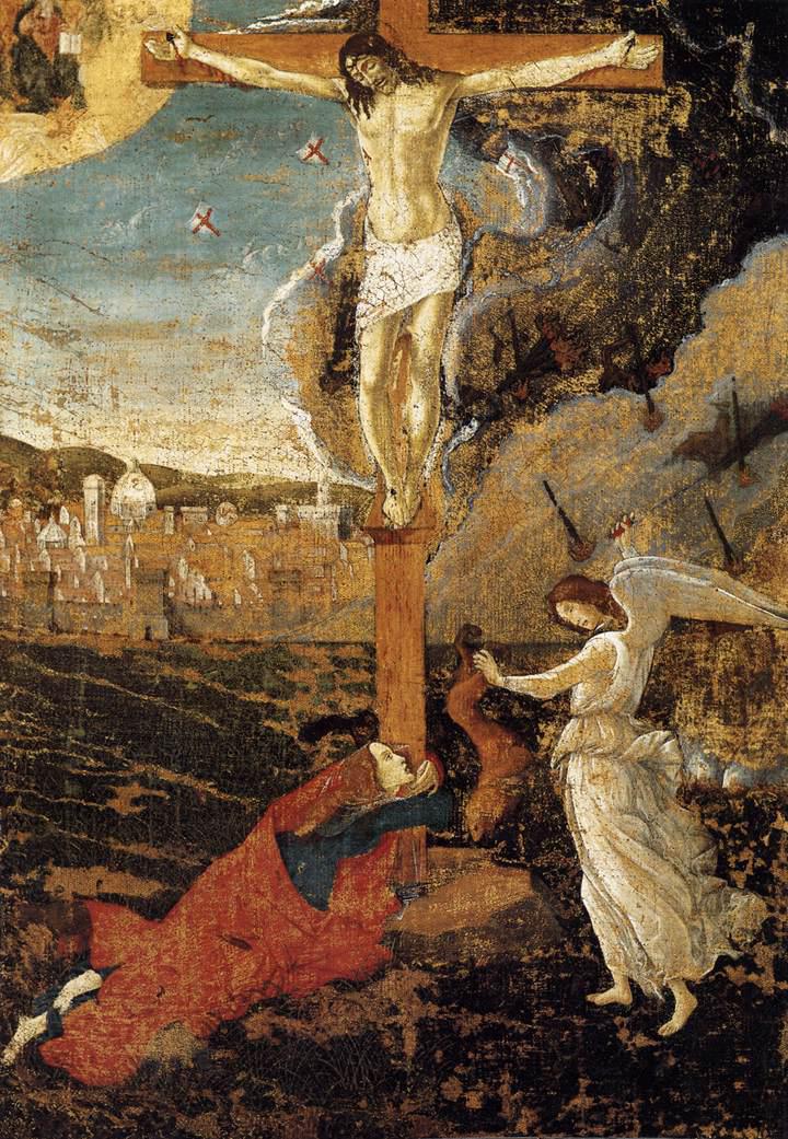 Botticelli crocifissione simbolica fogg art museum