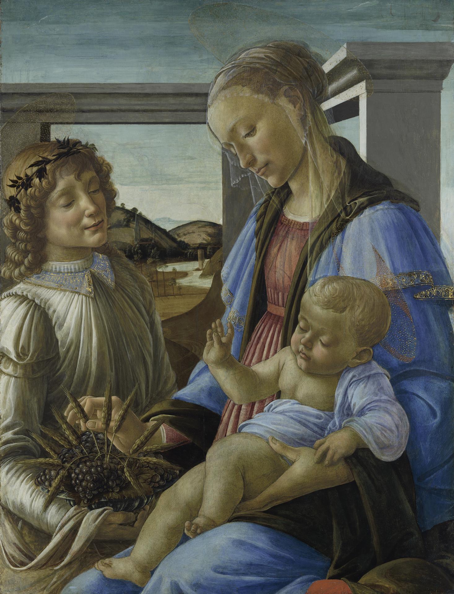 Botticelli madone de l eucharistie