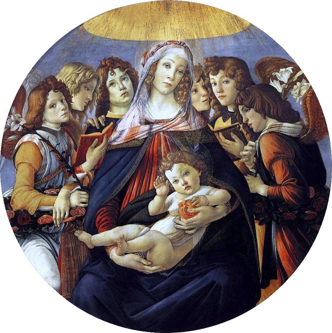 Botticelli madonna della melagrana 01