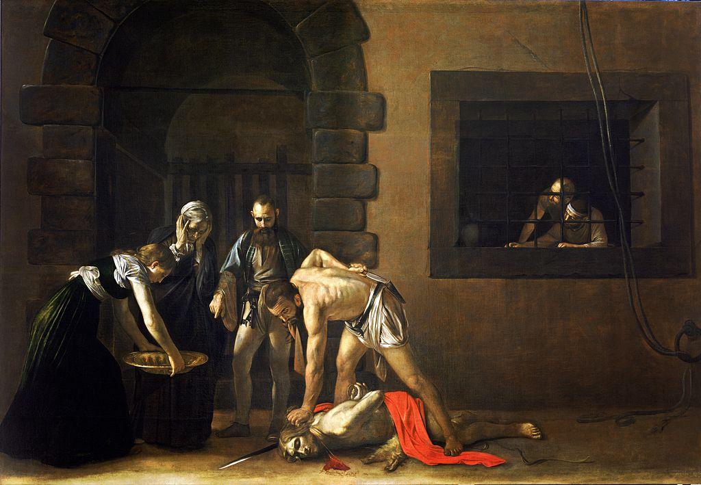 Caravaggio decollazione di san giovanni battista