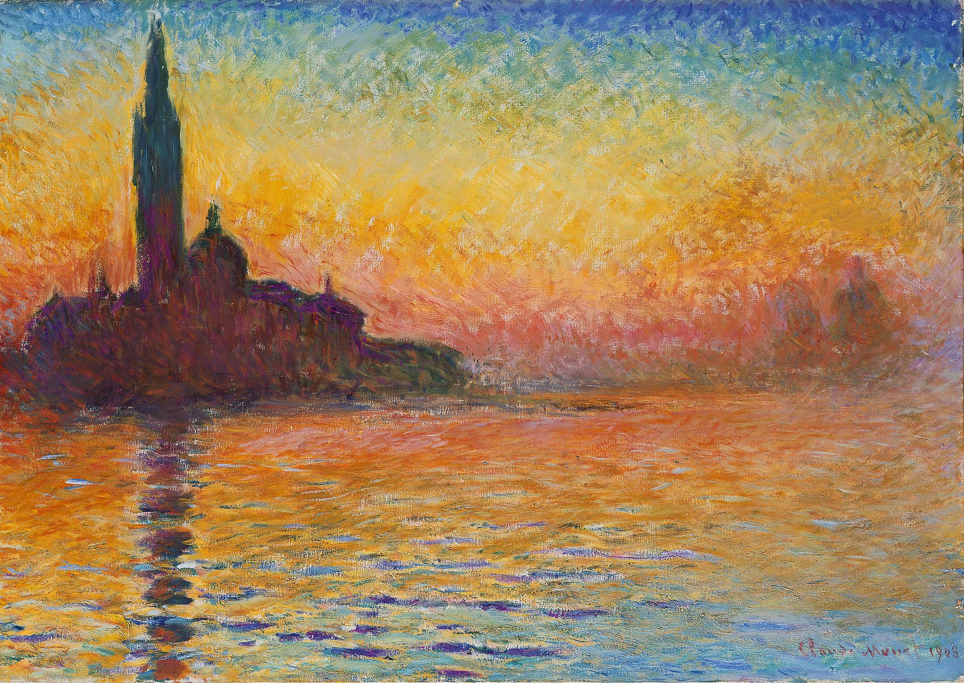 Claude monet saint georges majeur au crepuscule