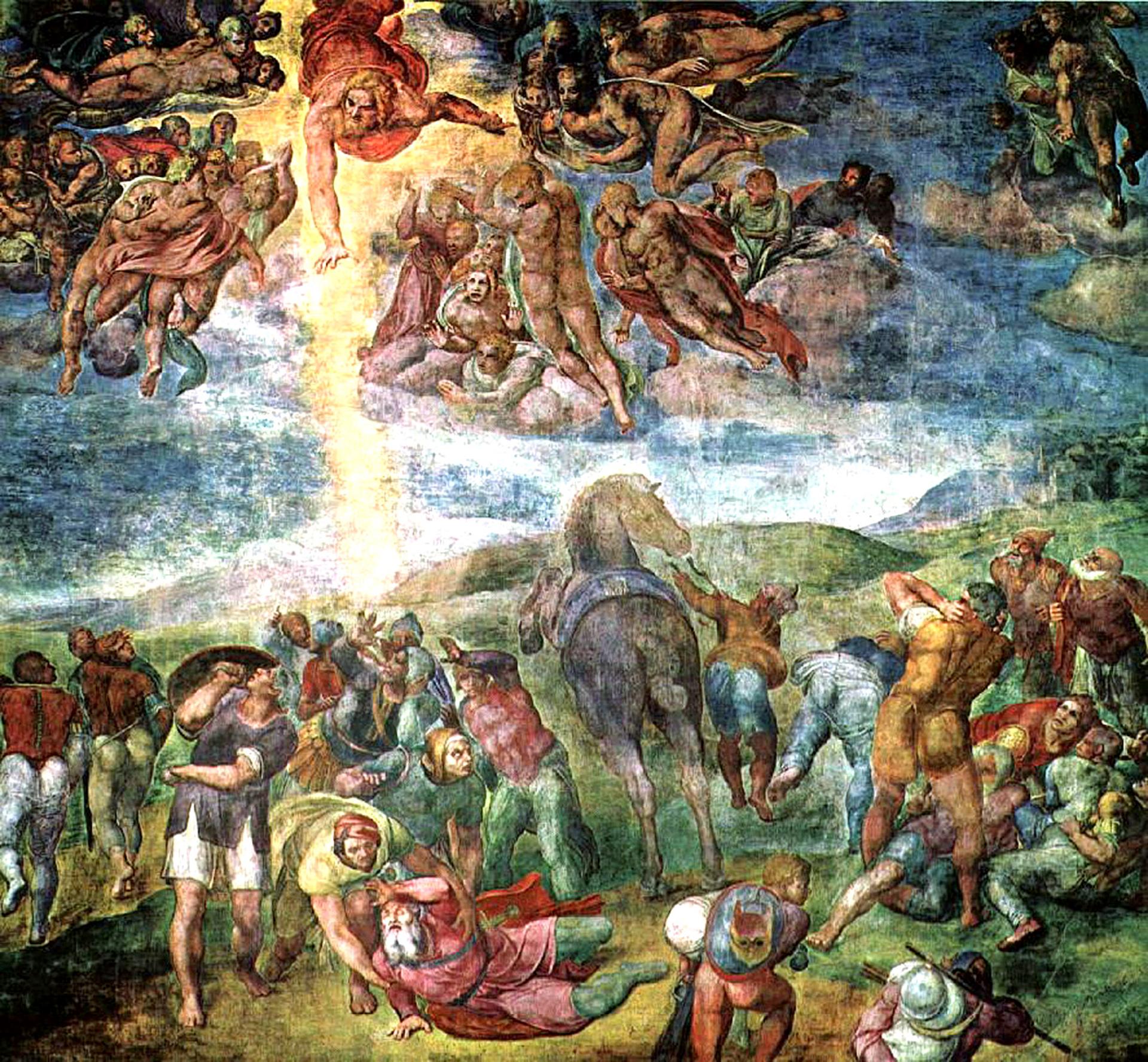 Conversion of saint paul michelangelo buonarroti