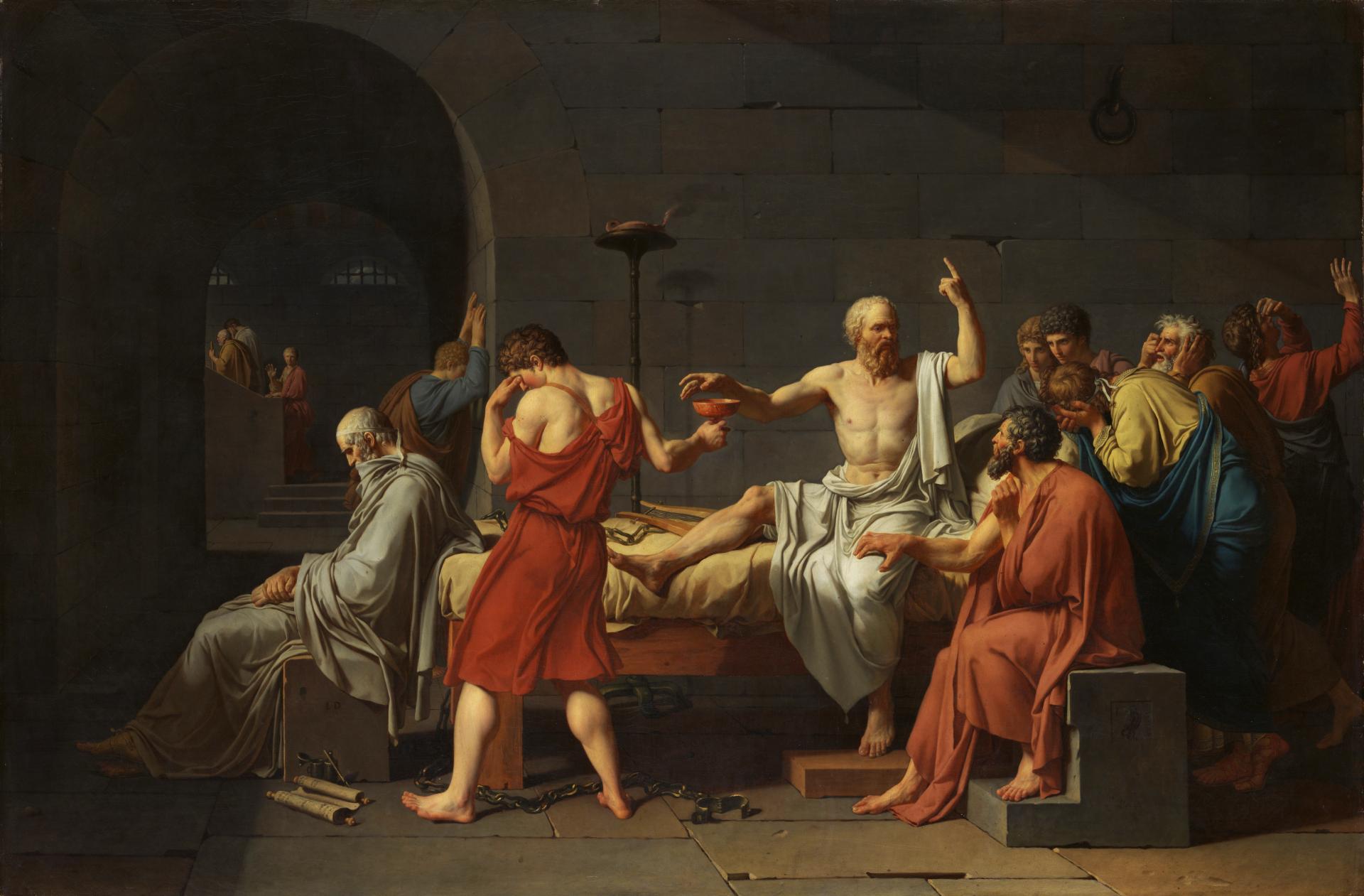 David the death of socrates