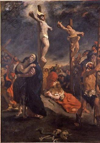 Delacroix le christ sur la croix