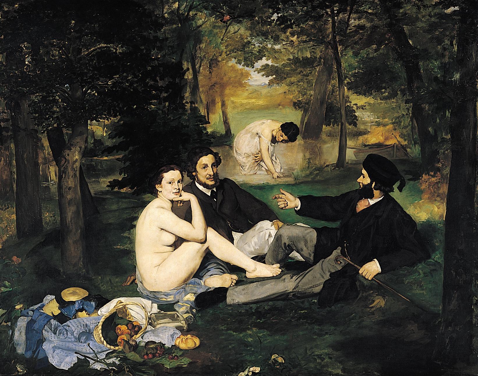 Edouard manet le dejeuner sur l herbe