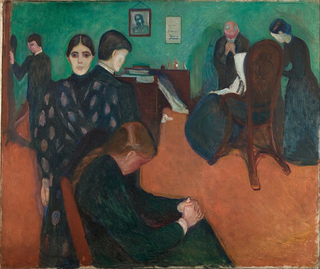 Edvard munch death in the sickroom google art project