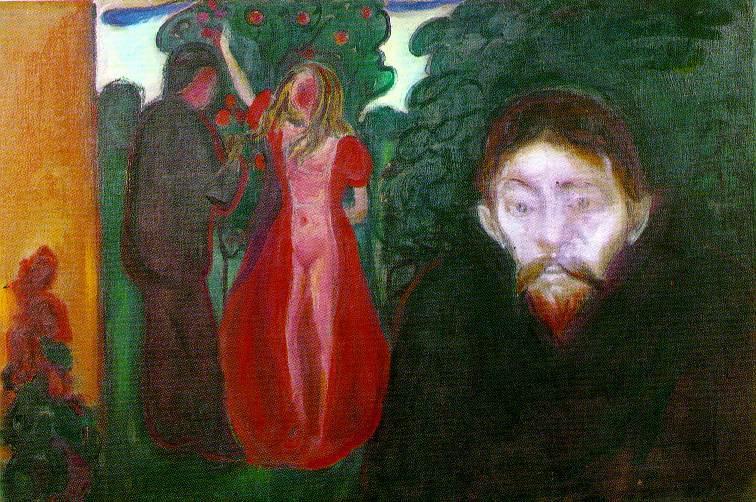 Edvard munch jealousy 1895