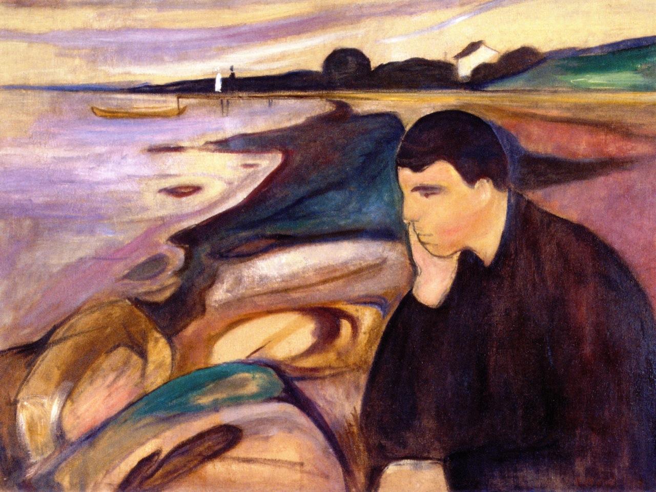 Edvard munch melancholy 1894