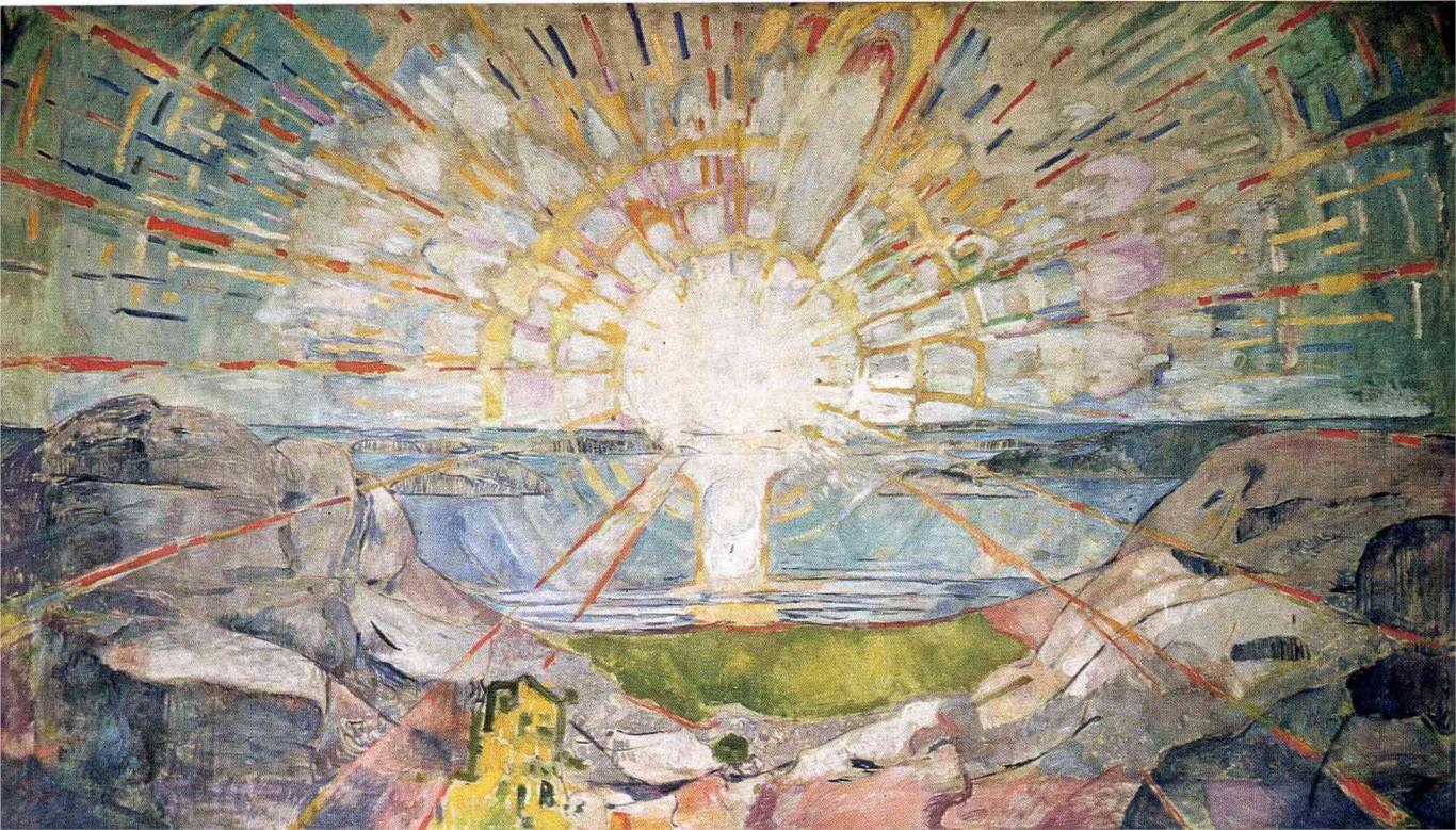 Edvard munch the sun 1911