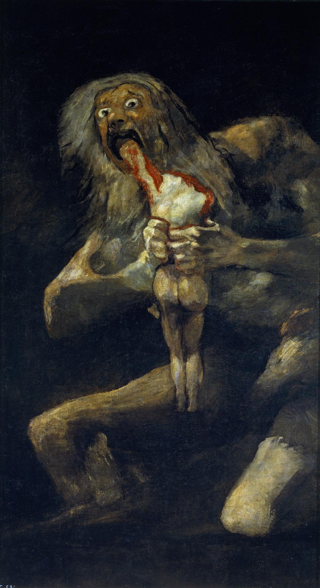 Francisco de goya saturno devorando a su hijo 1819 1823