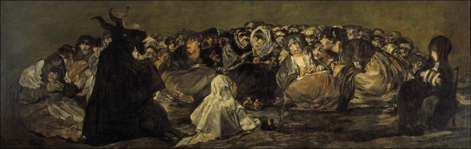 Francisco de goya y lucientes witches sabbath the great he goat