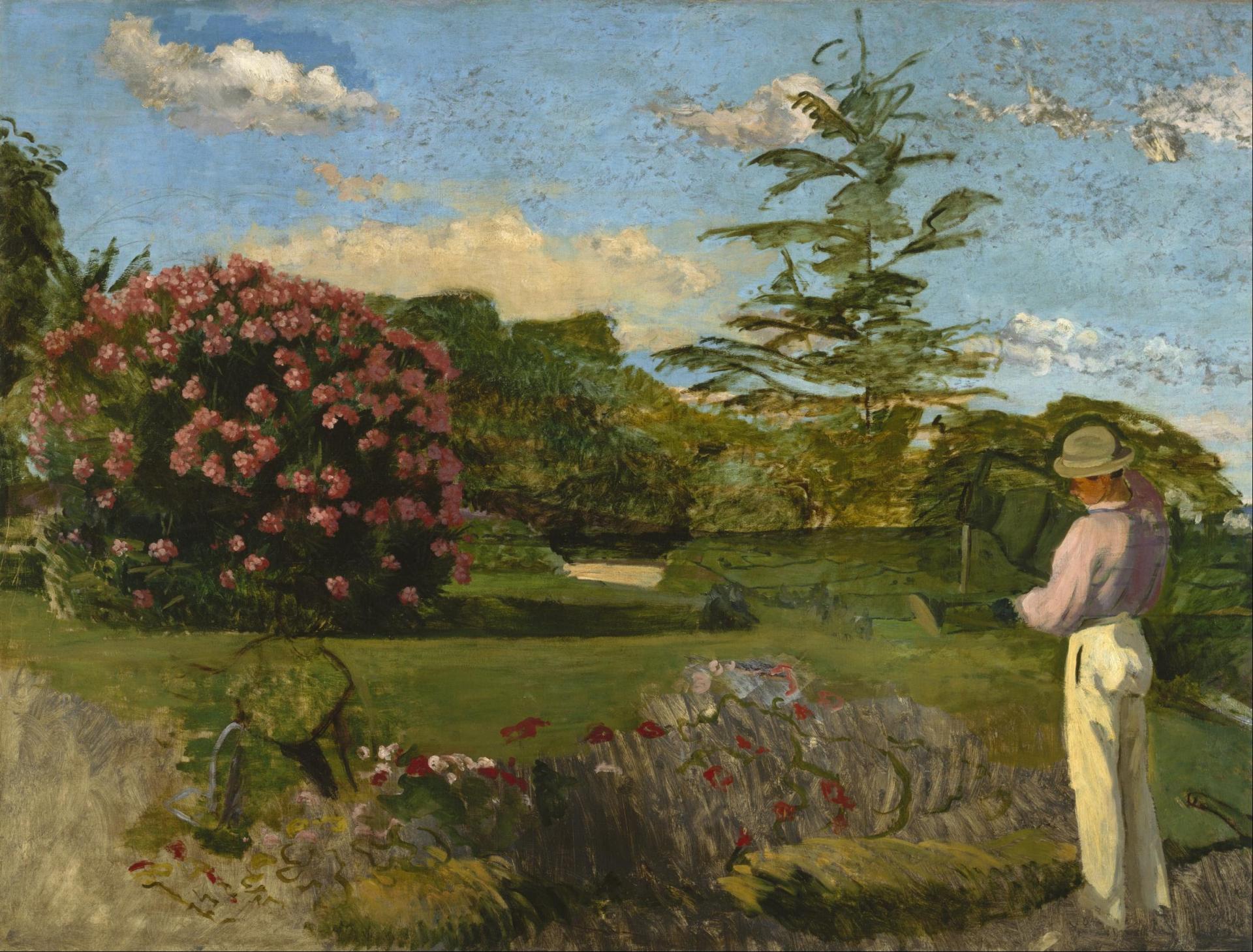 Frederic bazille the little gardener google art project
