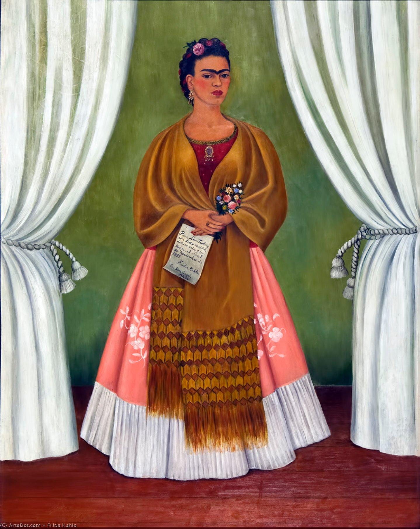 Frida kahlo self portrait dedicated to leon trotsky