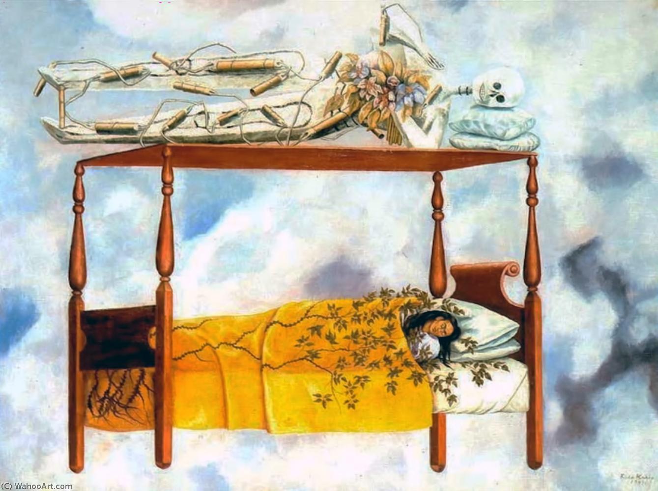 Frida kahlo the dream the bed