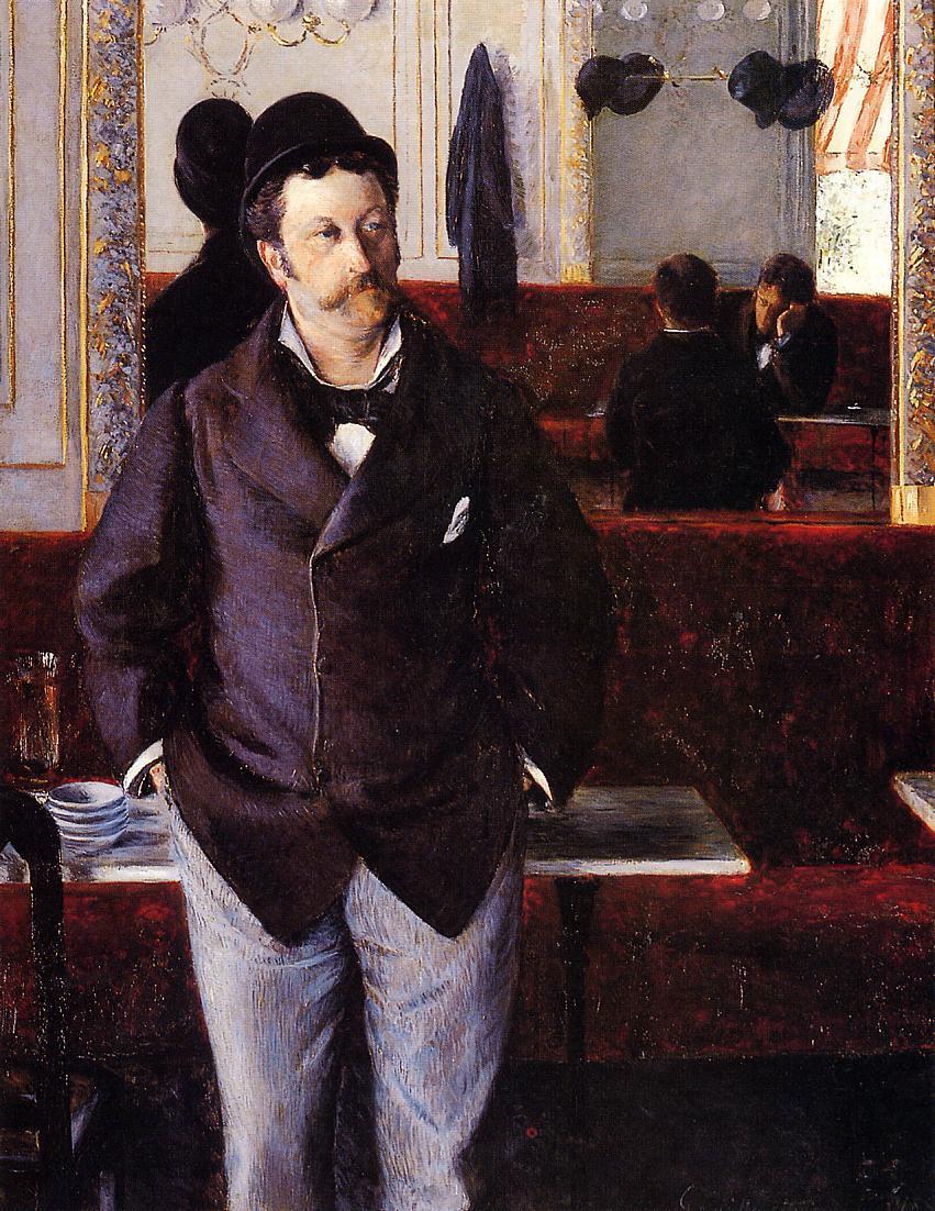 G caillebotte dans un cafe