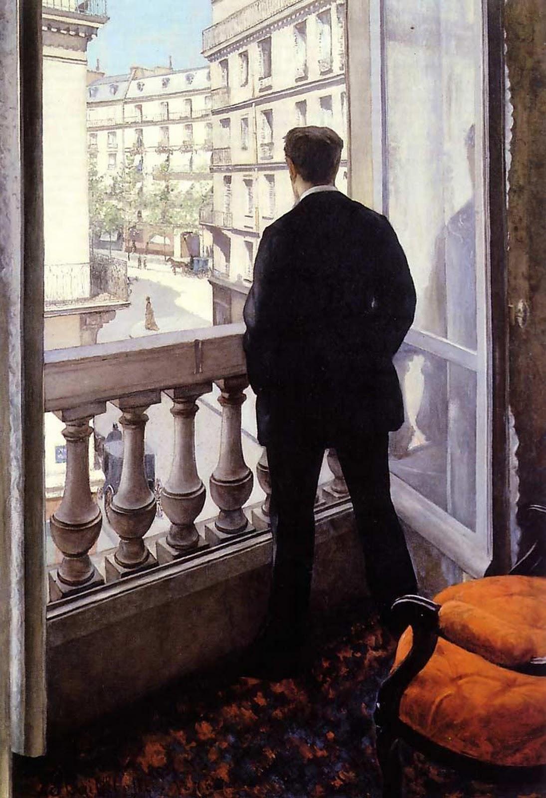 G caillebotte jeune homme a la fenetre