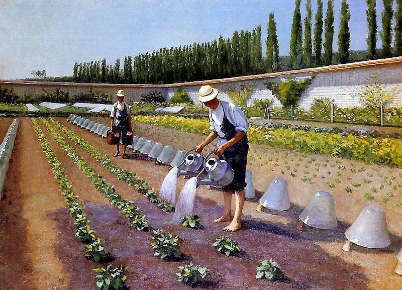G caillebotte les jardiniers