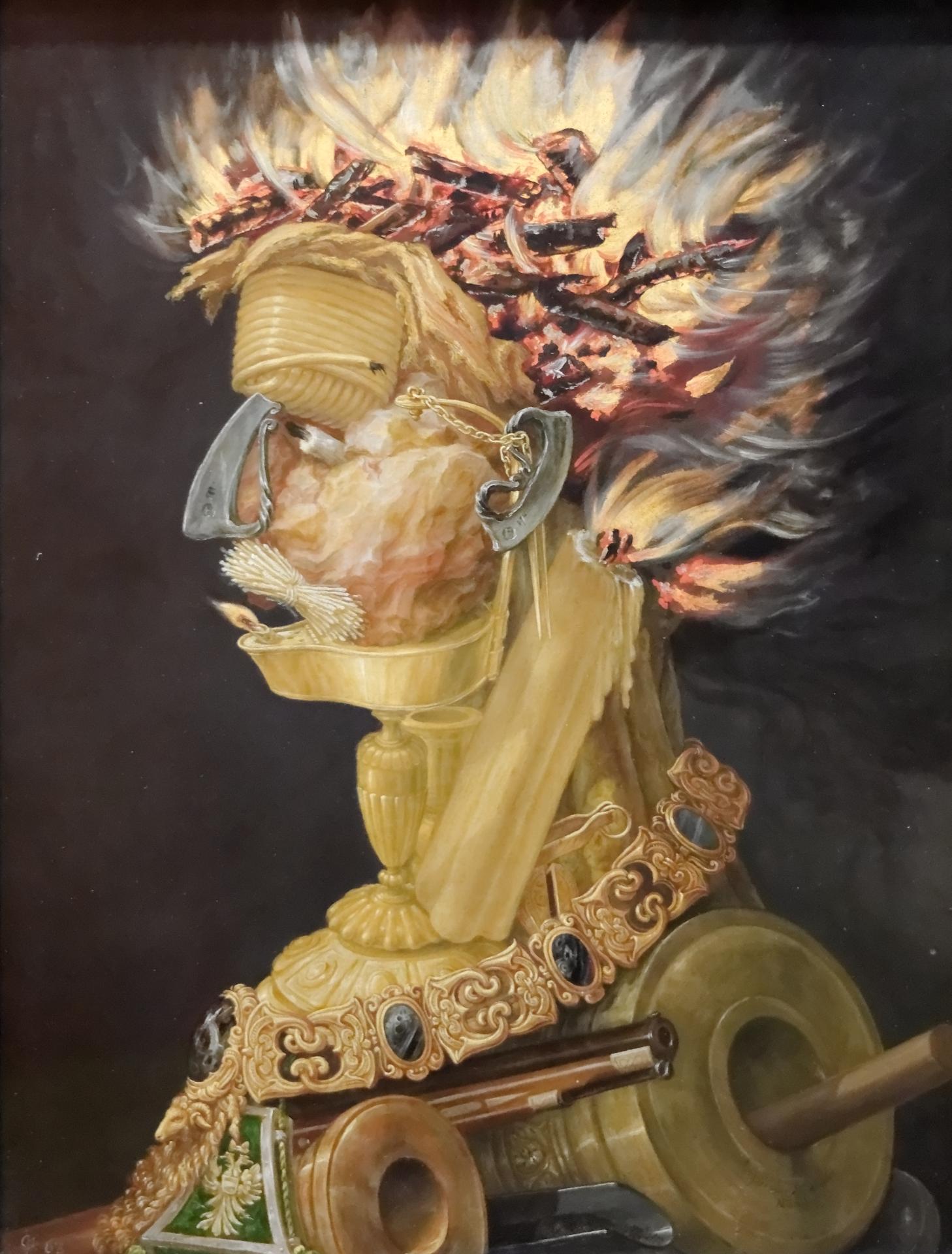Giuseppe arcimboldo fire kunsthistorisches museum