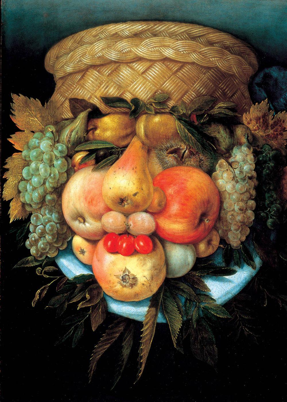 Giuseppe arcimboldo fruit basket