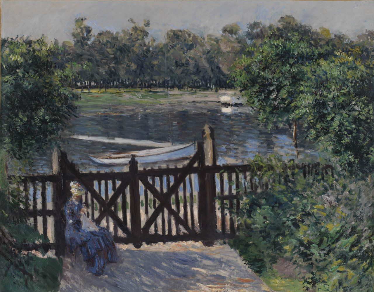 Gustave caillebotte l entree du jardin petit gennevilliers musee leon dierx