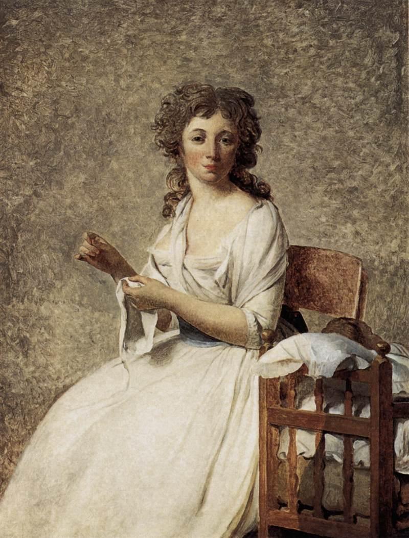 Jacques louis david portrait of madame adelaide pastoret