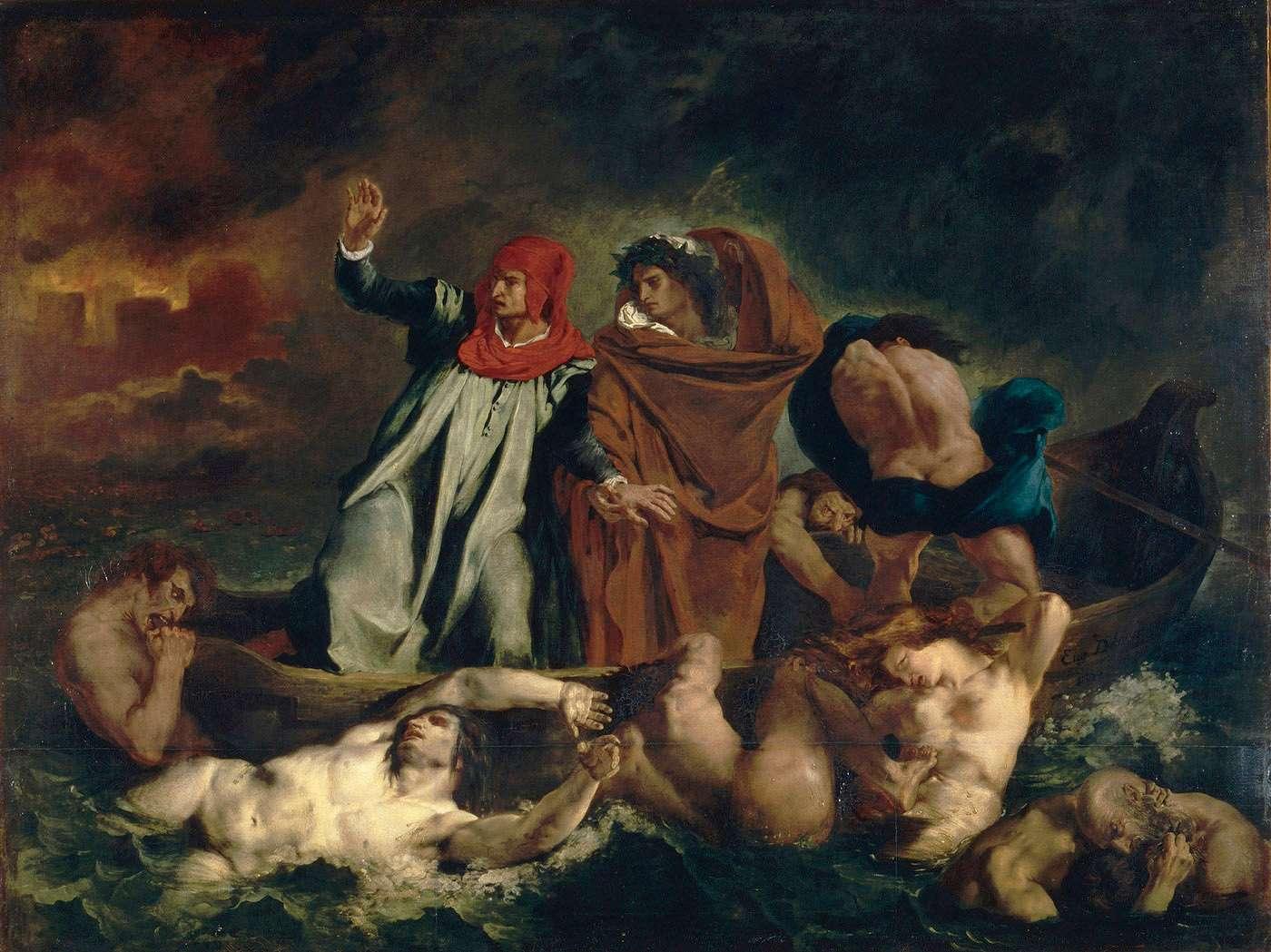La barque de dante delacroix 3820