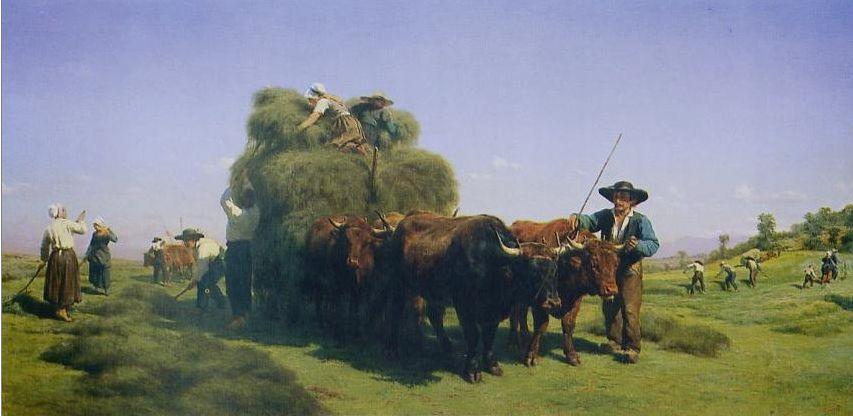 La fenaison rosa bonheur