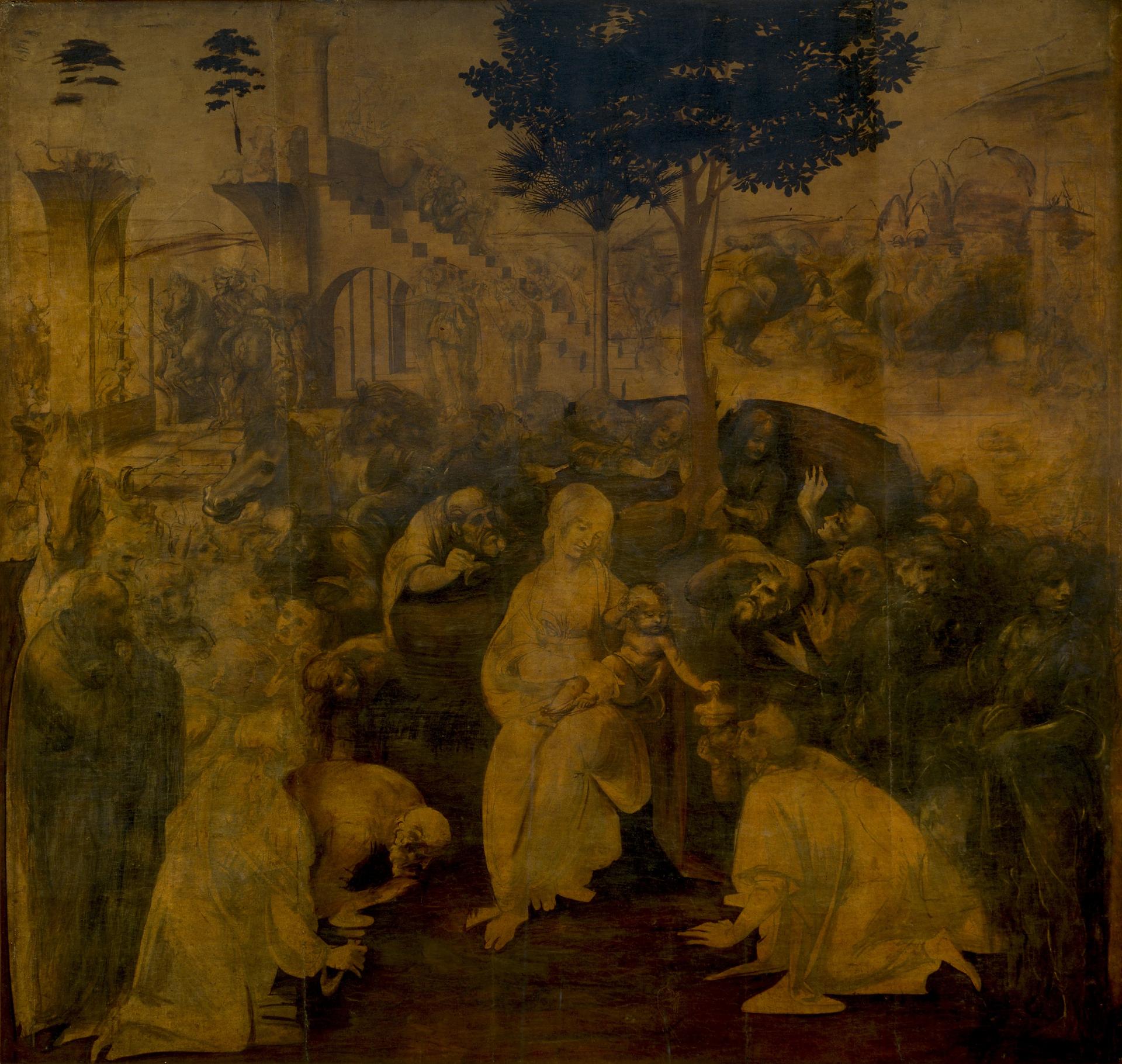 Leonardo da vinci adorazione dei magi google art project