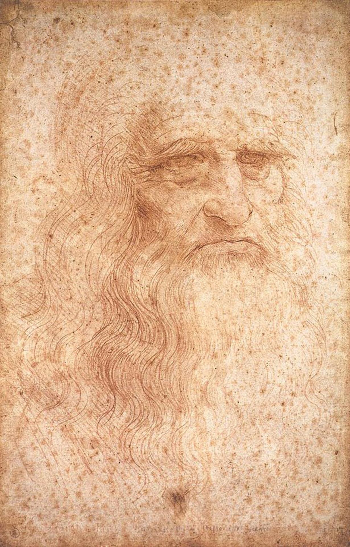 Leonardo da vinci presumed self portrait wga12798