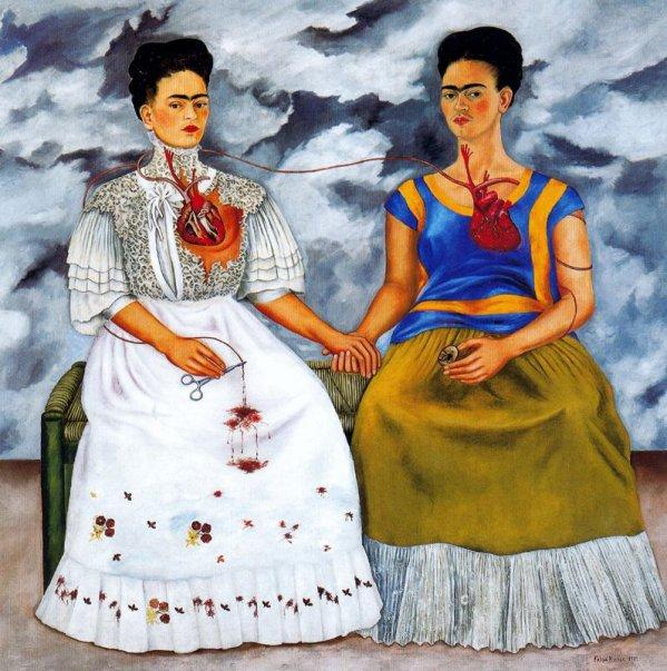 Les deux fridas portrait