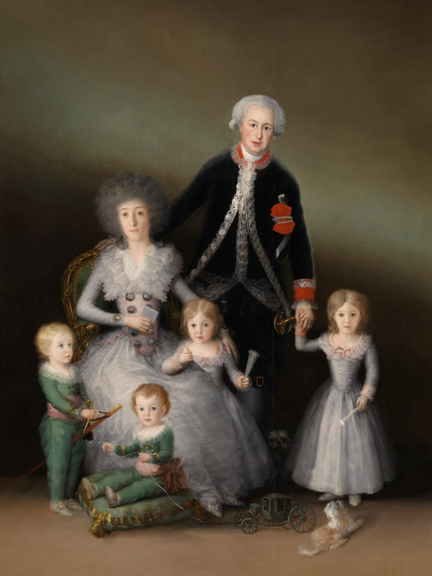 Los duques de osuna y sus hijos