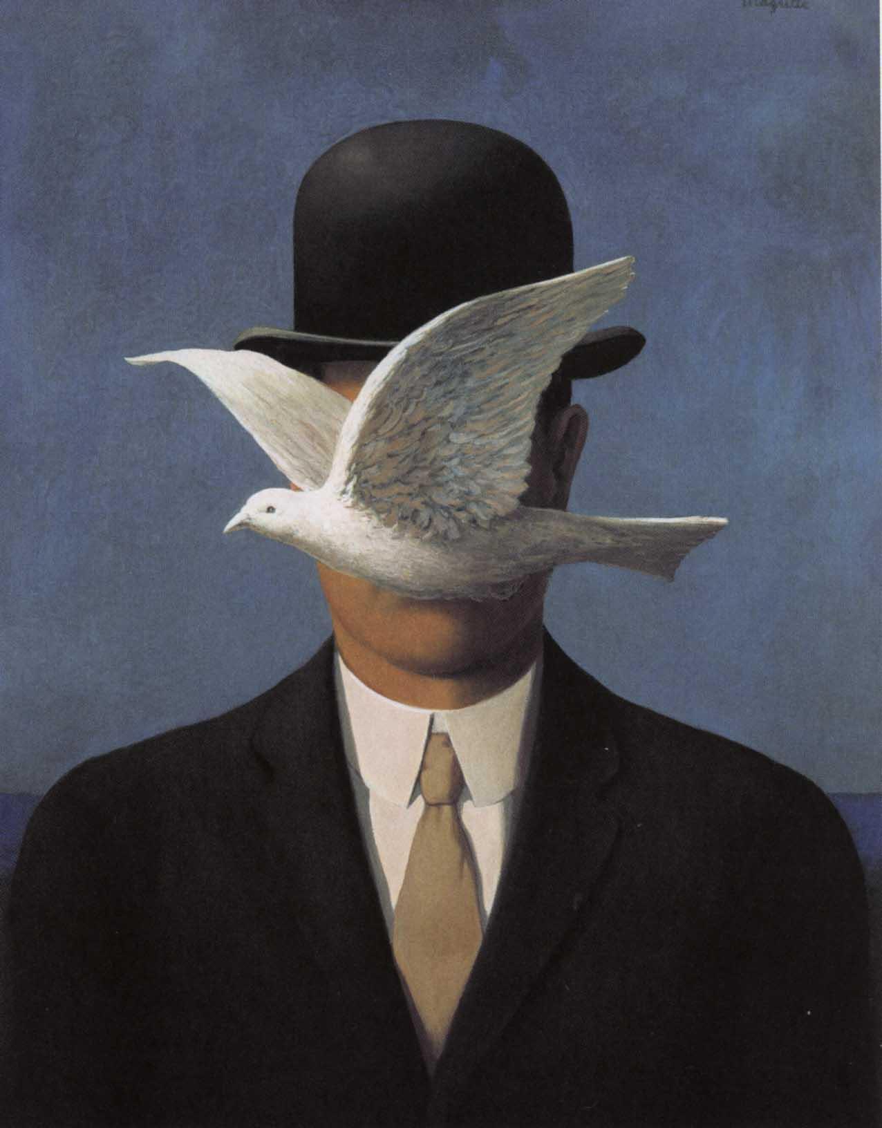 Magritte lhomme au chapeau melon 64