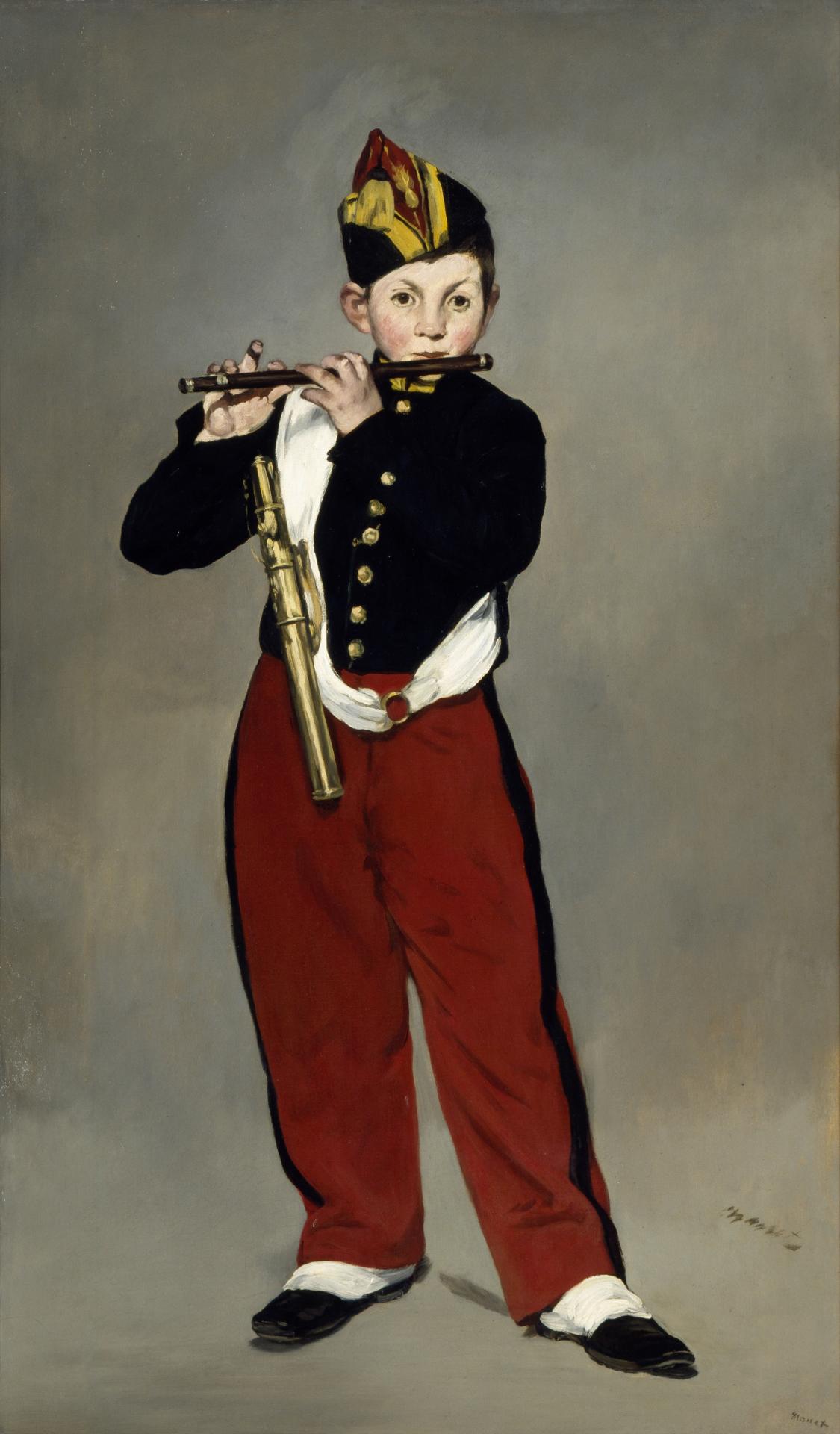 Manet edouard young flautist or the fifer 1866 2