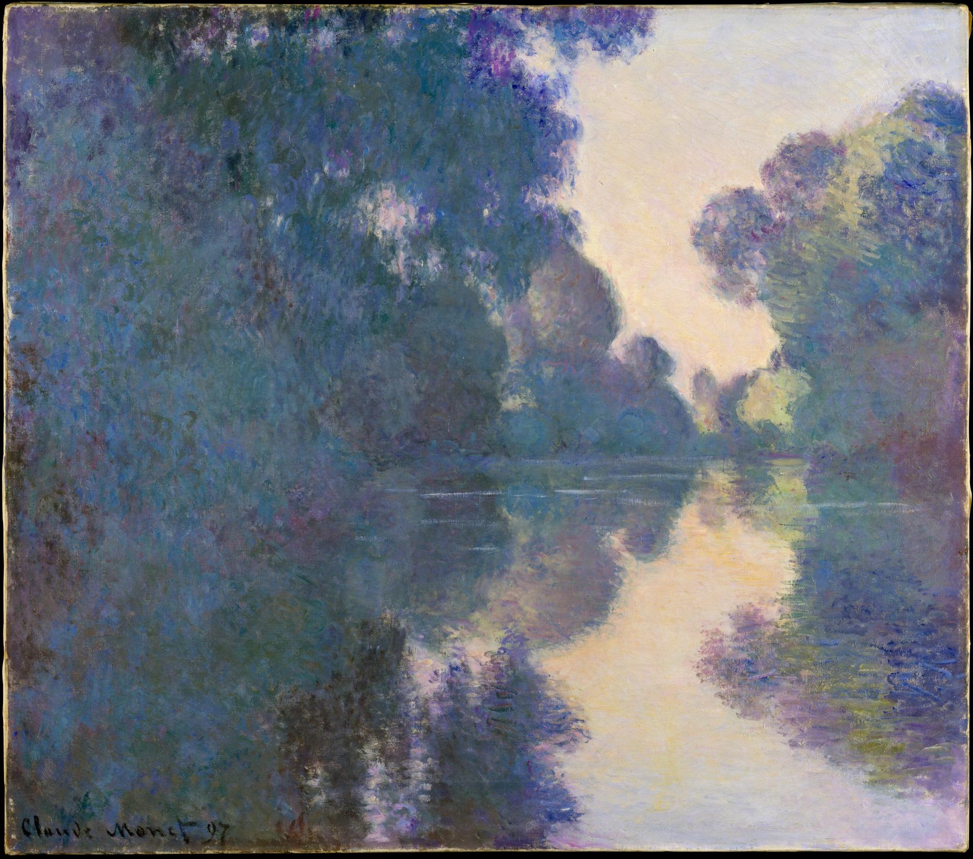 Morning on the seine near giverny met dt1903