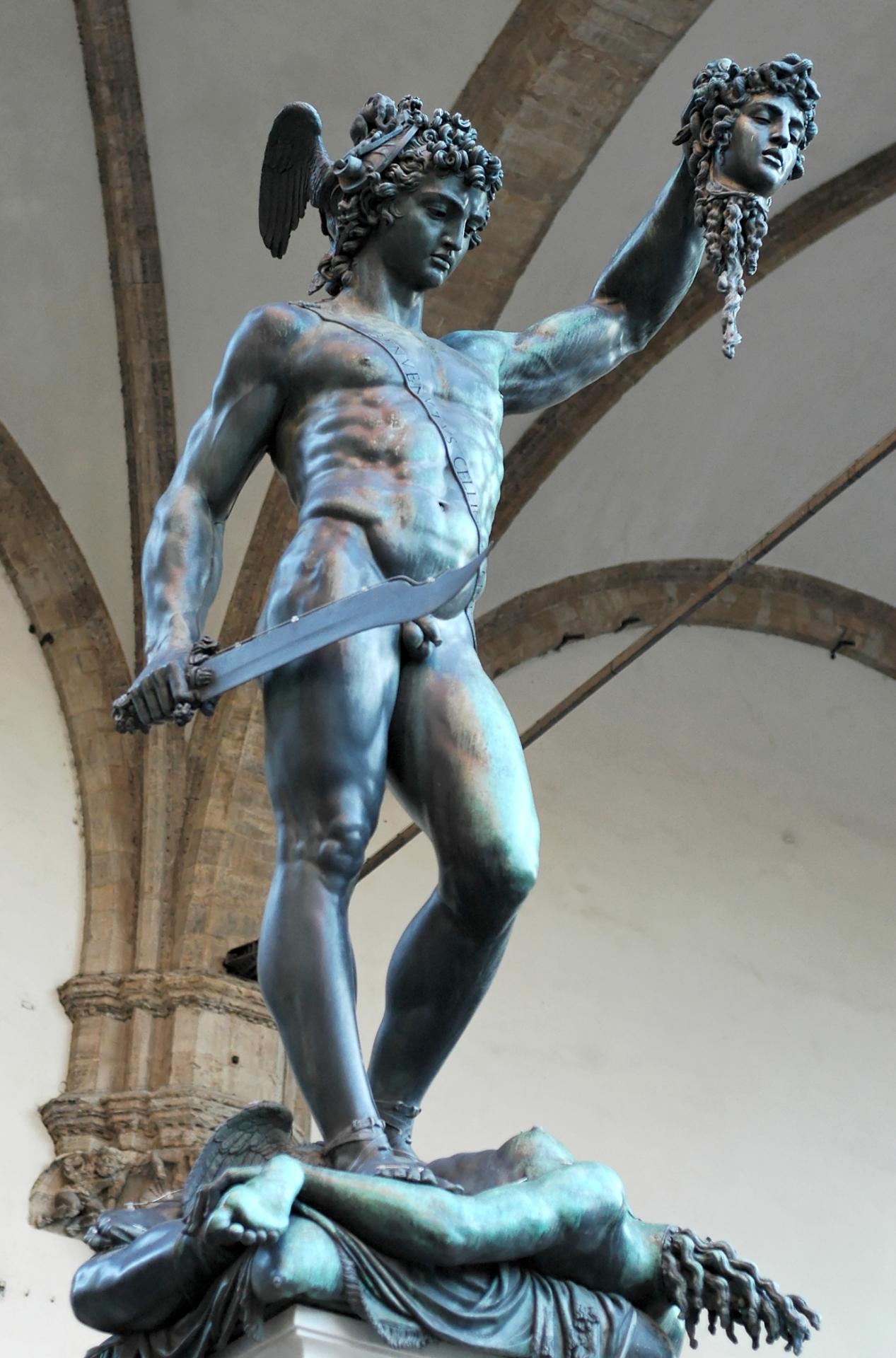 Perseus cellini loggia dei lanzi 2005 09 13