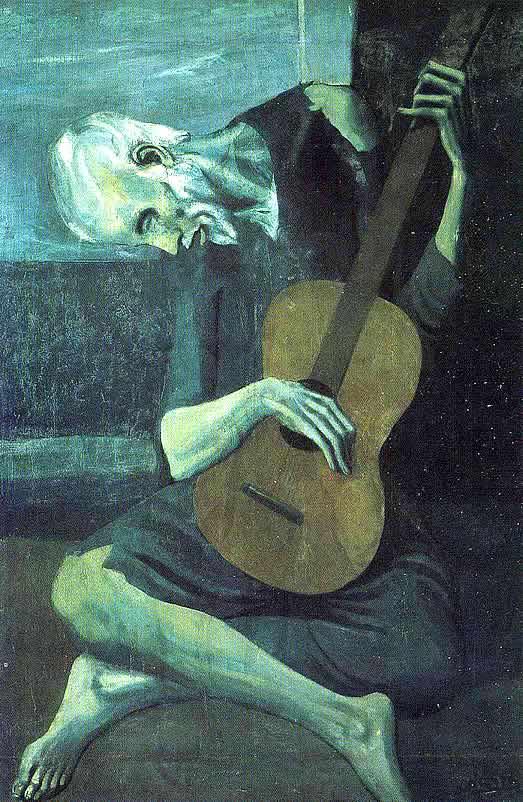 Picasso le vieux guitariste aveugle